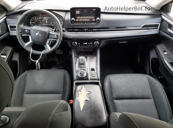 JA4J3TA83NZ020192 2022 MITSUBISHI OUTLANDER Black ხელსაწყოთა პანელის ხედი