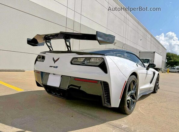 1G1Y52D97K5801838 2019 CHEVROLET CORVETTE Белый 
