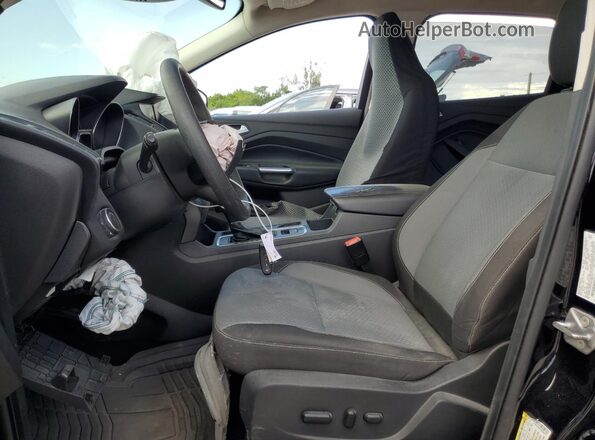 1FMCU0GD1KUA89711 2019 FORD ESCAPE Black Dashboard view