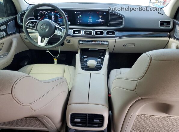 4JGFB4JB2LA103829 2020 MERCEDES-BENZ GLE Синий Вид щитка приборов
