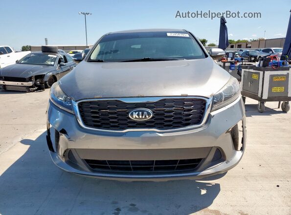5XYPG4A36KG496705 2019 KIA SORENTO Gray Rear view
