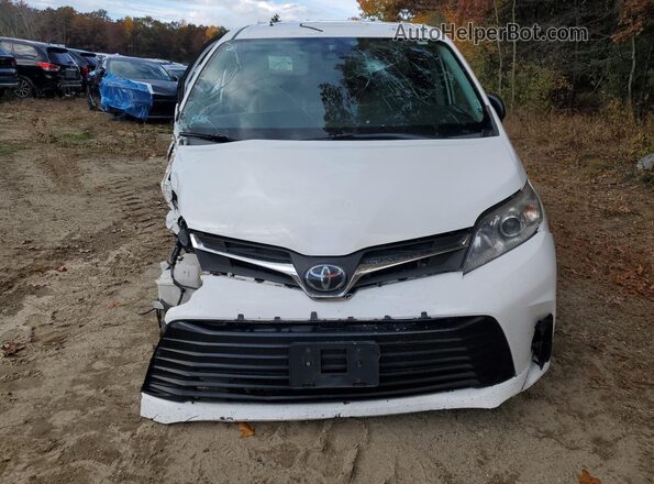 5TDZZ3DC4LS062652 2020 TOYOTA SIENNA White Vista trasera