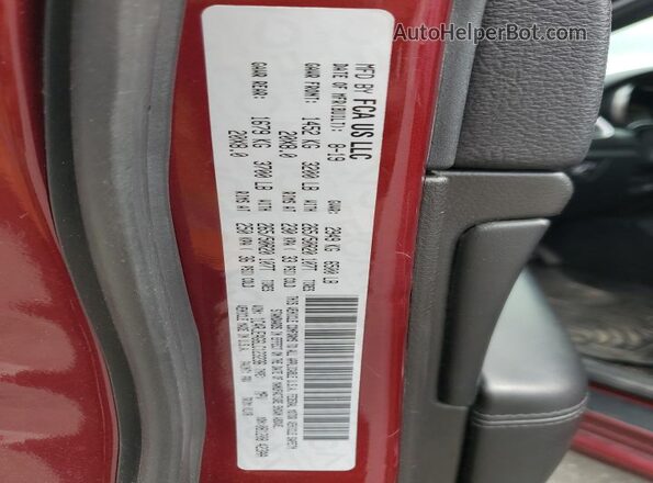 1C4RJEAG6LC123236 2020 JEEP GRAND Red Widok wnętrza 360 stopni