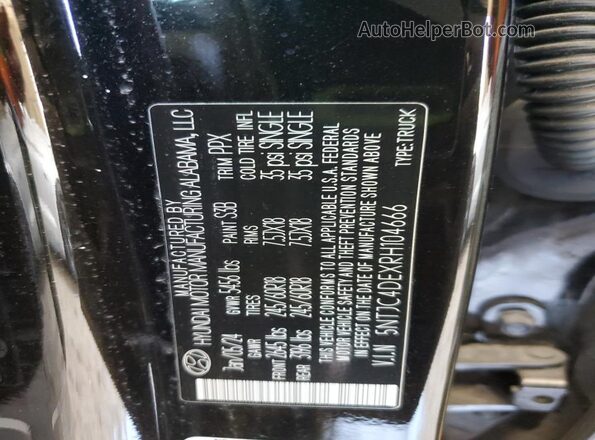 5NTJC4DEXRH104666 2024 HYUNDAI SANTA Black 