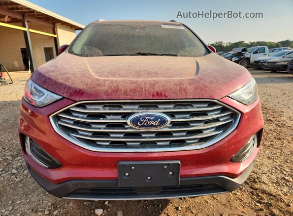 2FMPK3J92LBA69455 2020 FORD EDGE Red უკანა ხედი