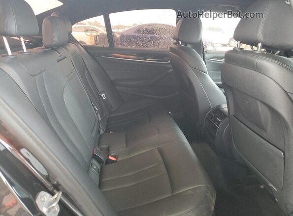 WBAJA5C58KBX86446 2019 BMW 5 SERIES Gray უკანა სალონის ხედი
