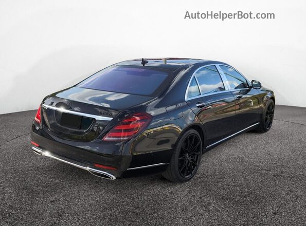 WDDUG6GB7LA502841 2020 MERCEDES-BENZ S Black Widok z przodu