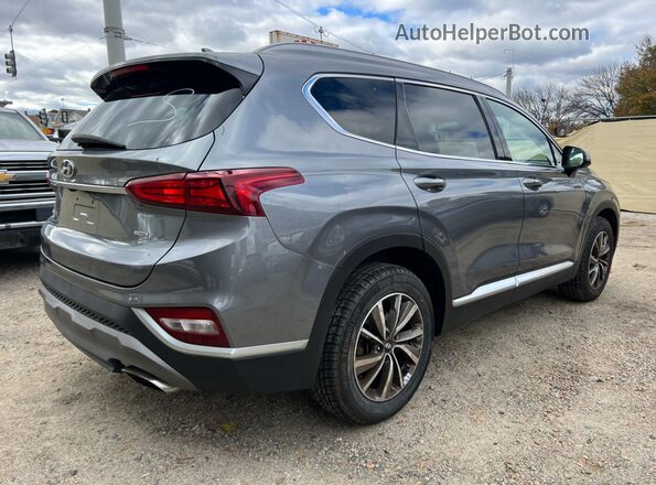 5NMS3CADXKH050958 2019 HYUNDAI SANTA FE Gray Դիմացի տեսք