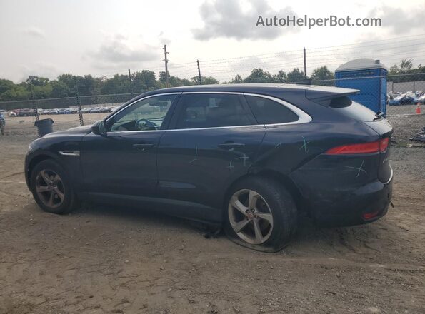SADCJ2FX5LA618430 2020 JAGUAR F-PACE Blue Задня ліва чверть