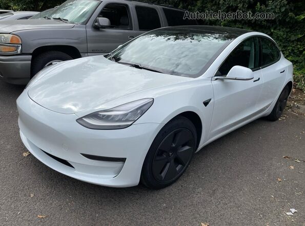 5YJ3E1EA6LF804430 2020 TESLA MODEL Белый Задняя правая четверть