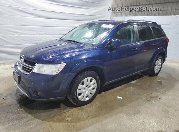 3C4PDDBG7KT752255 2019 DODGE JOURNEY Blue Rear left