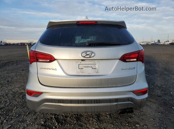5XYZUDLA1JG563156 2018 HYUNDAI SANTA FE Silver 