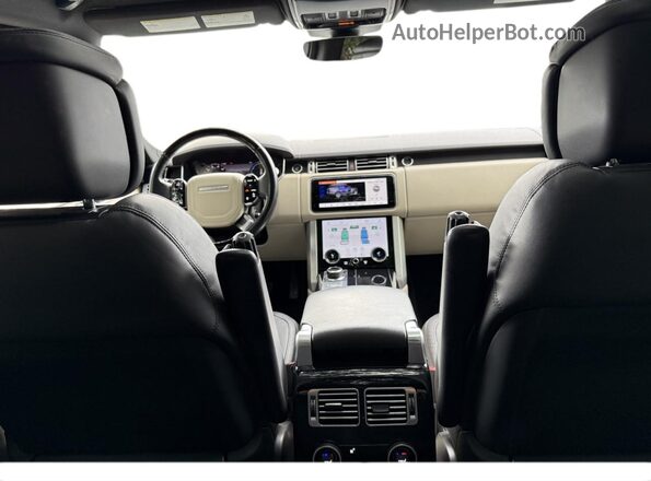 SALGS4RY0LA407994 2020 LAND ROVER RANGE Silver ხელსაწყოთა პანელის ხედი