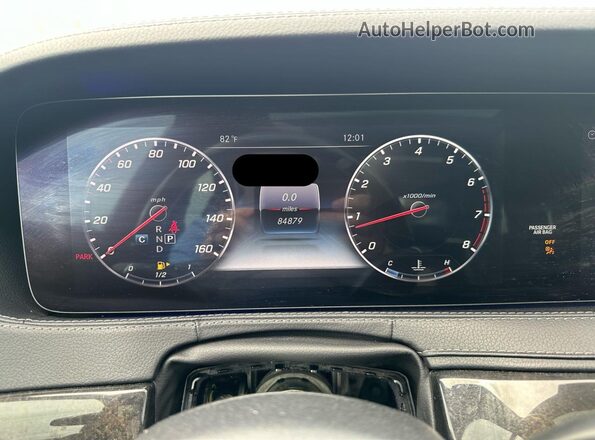 WDDUG8GB4KA430670 2019 MERCEDES-BENZ S Black 