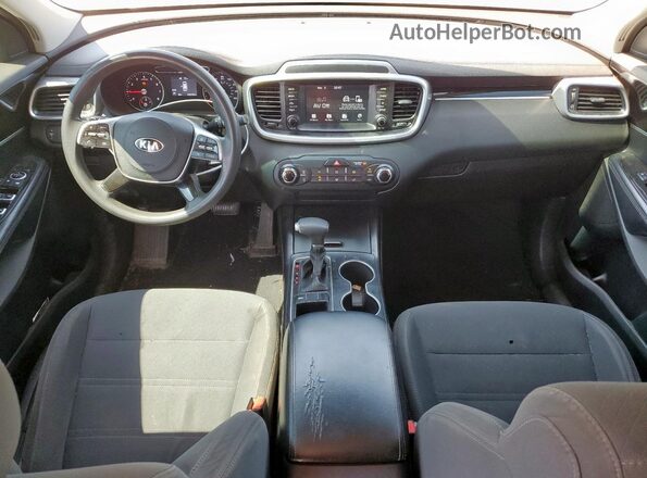 5XYPG4A36KG496705 2019 KIA SORENTO Gray Instrument cluster view