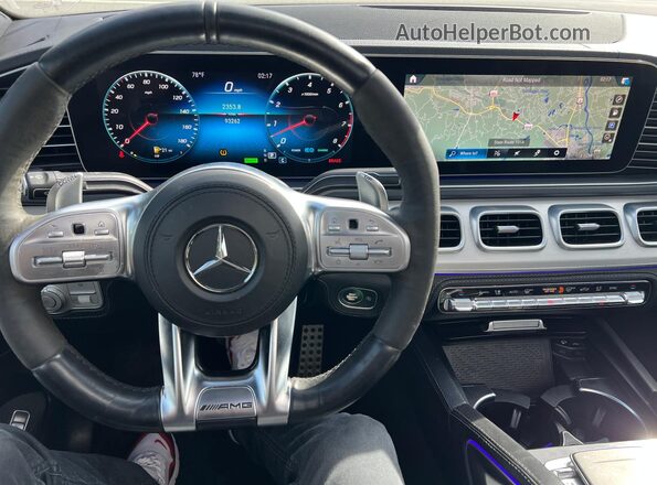 4JGFD6BB2MA217495 2021 MERCEDES-BENZ GLE Black Вид панелі приладів