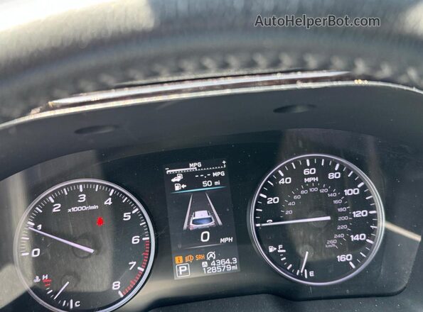 4S4BTACCXM3116608 2021 SUBARU OUTBACK Red Instrument cluster view