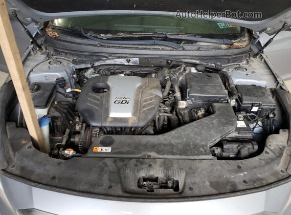 5NPE24AA8HH453621 2017 HYUNDAI SONATA Silver ძრავის განყოფილების ხედი