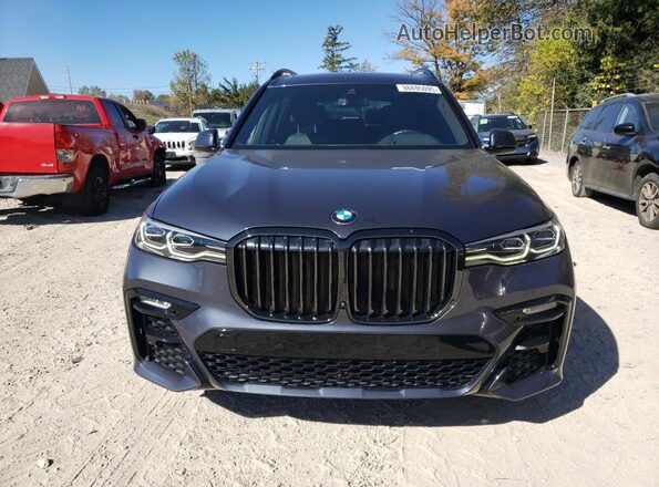 5UXCW2C08N9K24749 2022 BMW X7 Gray Հետևի տեսք