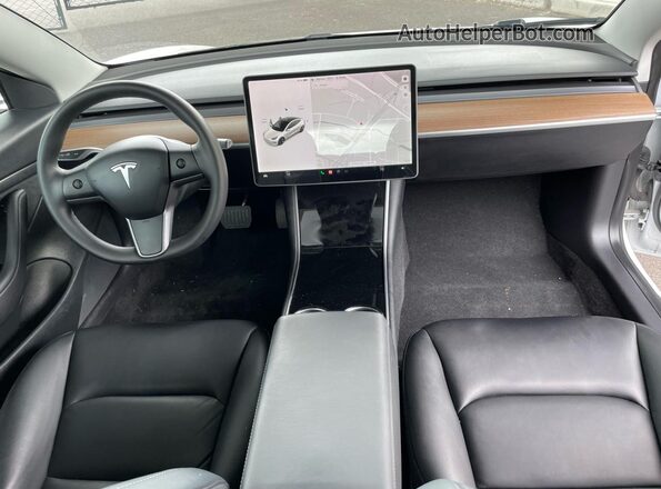 5YJ3E1EA6LF804430 2020 TESLA MODEL Белый Вид задних сидений