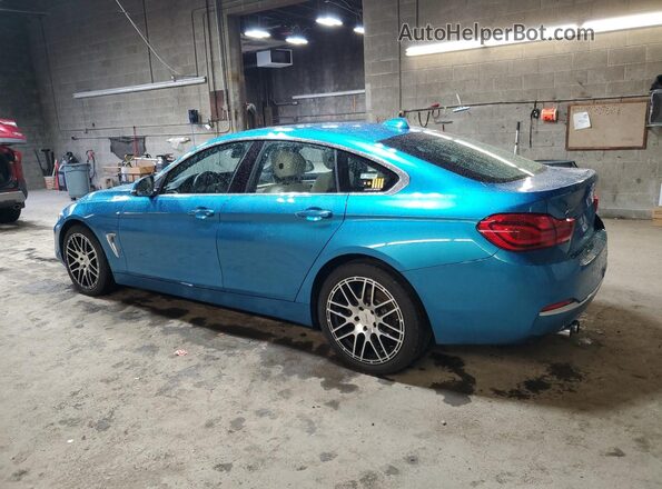 WBA4J3C57JBG96076 2018 BMW 4 SERIES Blue Trasero derecho