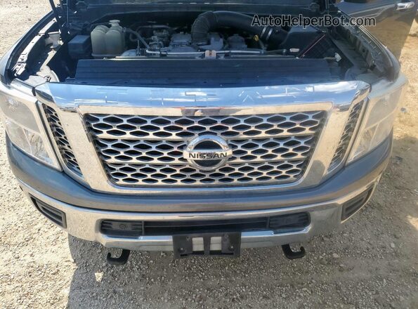 1N6BA1F4XKN509683 2019 NISSAN TITAN Gray Շարժիչի բաժամունքի տեսք