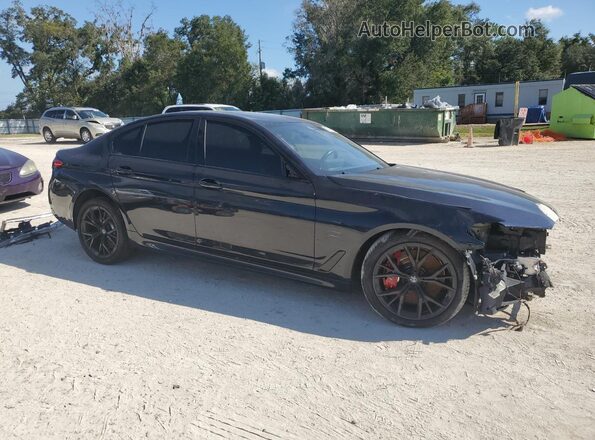 WBA53BJ04NWX46363 2022 BMW 5 SERIES Синий Вид спереди