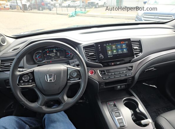 5FNYF5H58NB038745 2022 HONDA PILOT Black Հետևի նստատեղերի տեսք