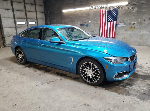 WBA4J3C57JBG96076 2018 BMW 4 SERIES Blue Vista frontal
