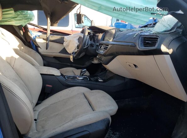 WBA53AK05N7K20875 2022 BMW 2 SERIES Blue Widok deski rozdzielczej