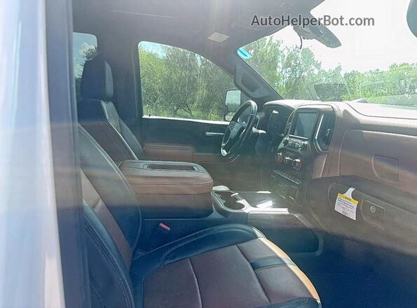 1GC4YREY0LF130469 2020 CHEVROLET SILVERADO Белый Вид сзади