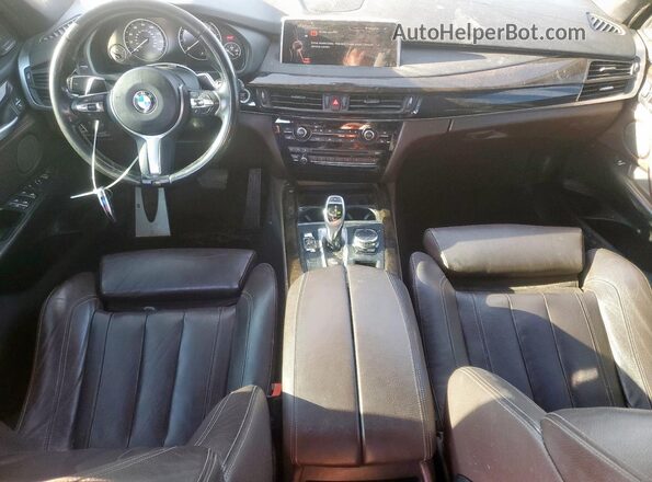 5UXKR2C58G0R72455 2016 BMW X5 Белый Вид щитка приборов