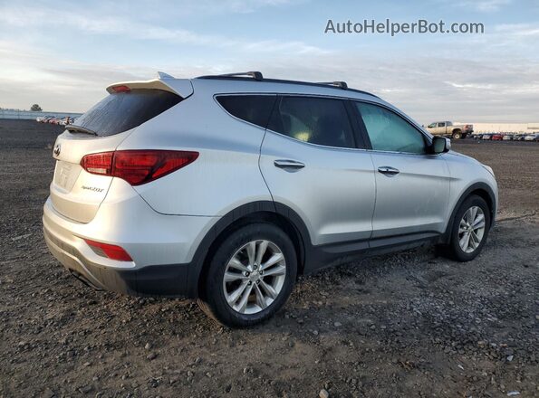 5XYZUDLA1JG563156 2018 HYUNDAI SANTA FE Silver 