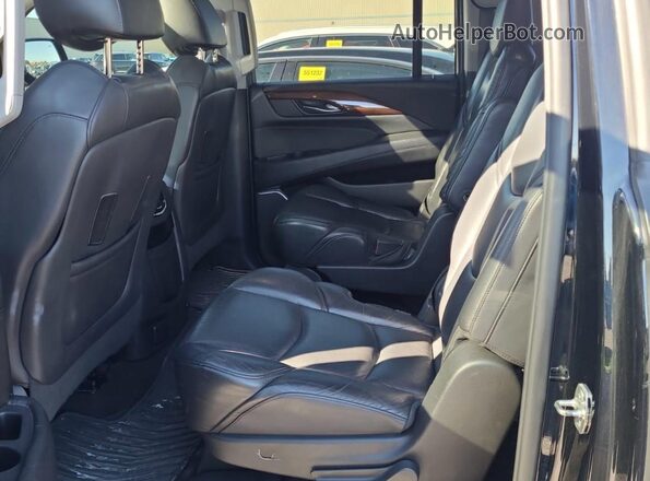 1GYS4HKJ0KR162639 2019 CADILLAC ESCALADE Черный Вид салона спереди