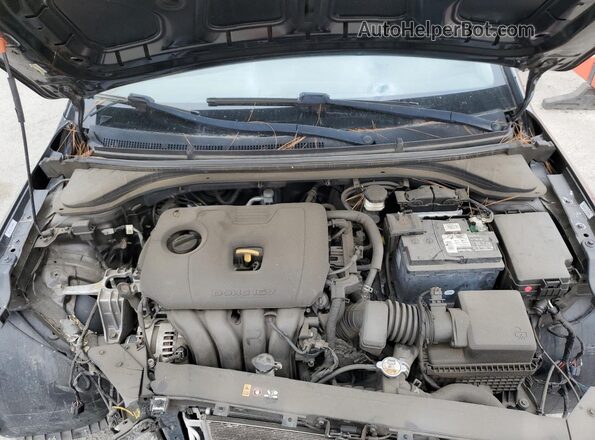 KMHD84LF7LU951886 2020 HYUNDAI ELANTRA Black ძრავის განყოფილების ხედი