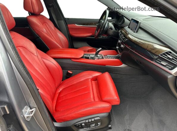 5UXKU0C50K0G92656 2019 BMW X6 Серый Вид сзади