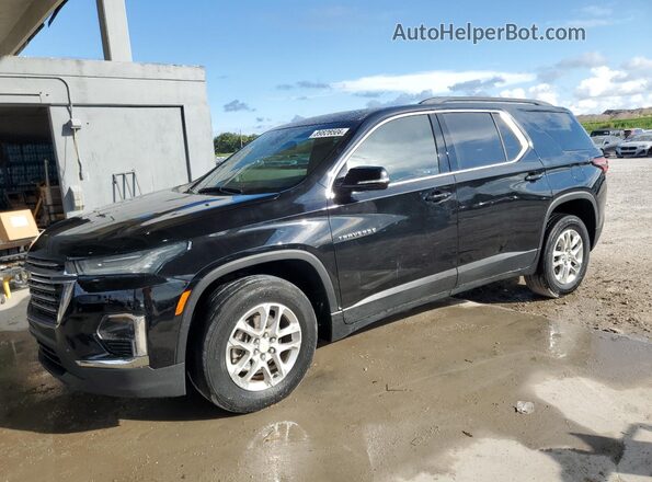 1GNERHKW3NJ148616 2022 CHEVROLET TRAVERSE Черный Задняя левая четверть