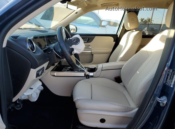 W1N4M4GBXMW107248 2021 MERCEDES-BENZ GLB-CLASS Blue წინა პანელის ხედი