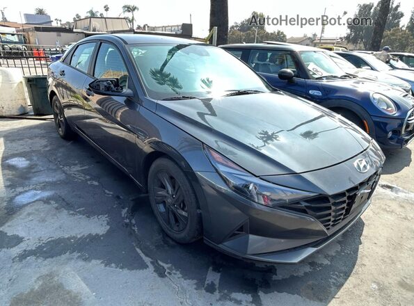 5NPLM4AG8MH013446 2021 HYUNDAI ELANTRA Gray უკანა მარცხენა