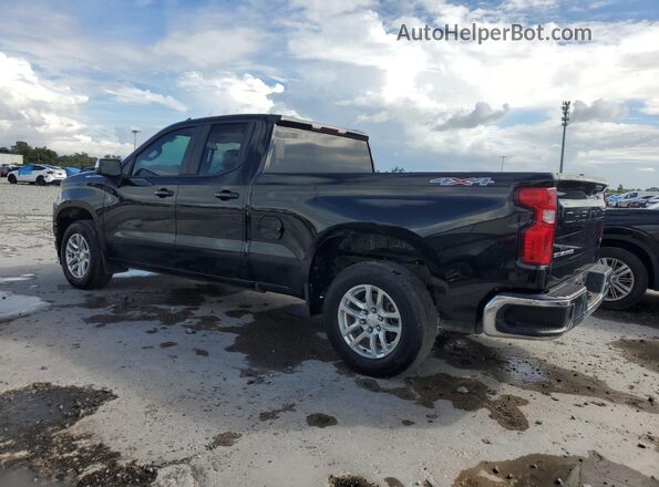 1GCRYDEDXLZ127468 2020 CHEVROLET SILVERADO Black Trasero derecho