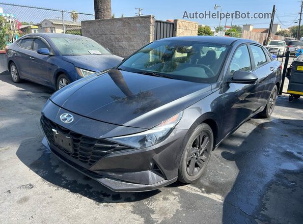 5NPLM4AG8MH013446 2021 HYUNDAI ELANTRA Gray უკანა მარჯვენა