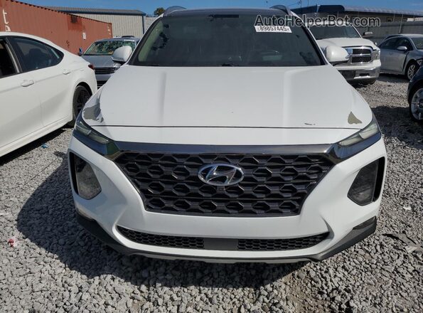 5NMS53AD7LH261191 2020 HYUNDAI SANTA FE Белый Вид сзади