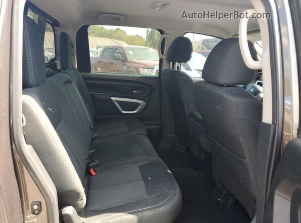 1N6AA1EKXKN523949 2019 NISSAN TITAN Brown Вид підкапотного простору