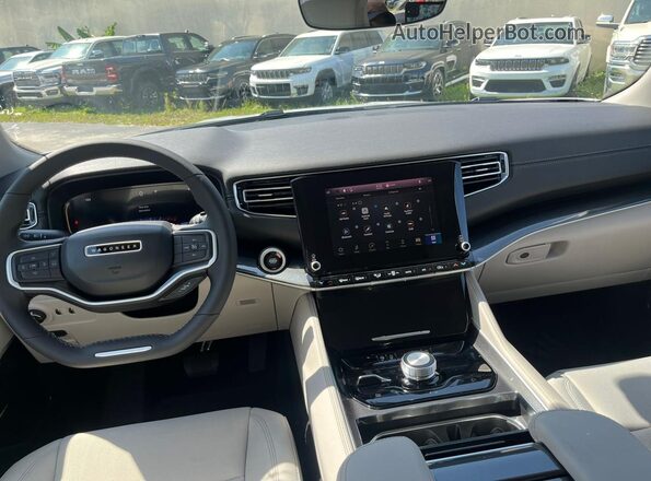 1C4SJVCP5PS509754 2023 JEEP WAGONEER White Vista de los asientos traseros
