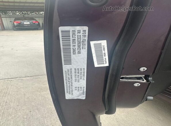 2C3CDXHG9NH221499 2022 DODGE CHARGER Purple Vista interior trasera