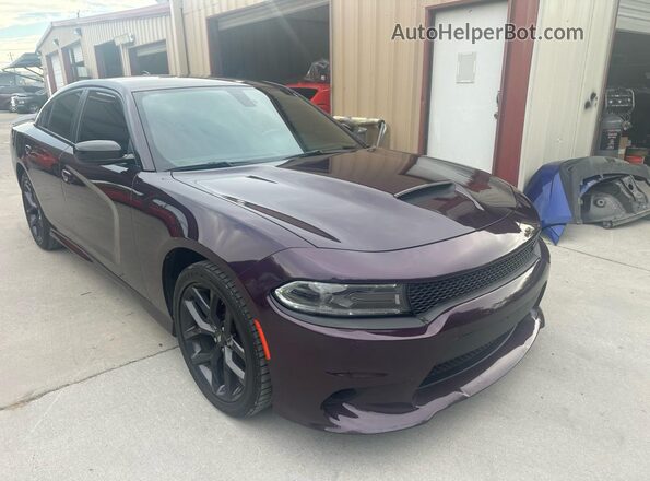 2C3CDXHG9NH221499 2022 DODGE CHARGER Purple Trasero izquierdo