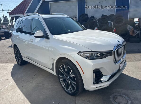 5UXCW2C01L9B07305 2020 BMW X7 White Հետևի ձախ