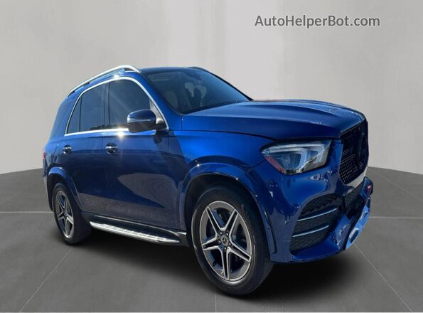 4JGFB4KE2LA066905 2020 MERCEDES-BENZ GLE-CLASS Синий Задняя левая четверть