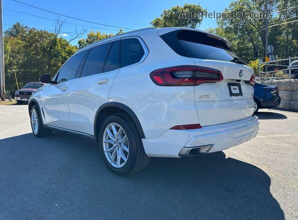 5UXCR6C08LLL66453 2020 BMW X5 White Задня права чверть