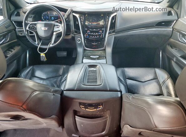 1GYS3KKJ1KR118861 2019 CADILLAC ESCALADE Черный Вид щитка приборов